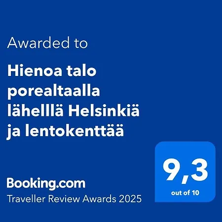 Holiday home Hienoa Talo Porealtaalla Laehellae Helsinkiae Ja Lentokenttaeae Tuusula