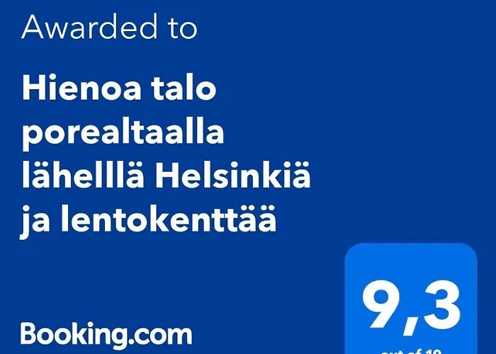 Dom wakacyjny Hienoa Talo Porealtaalla Laehellae Helsinkiae Ja Lentokenttaeae Tuusula